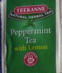 Teekanne - peppermint tea with lemon