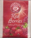 Teekanne - red berries - nové